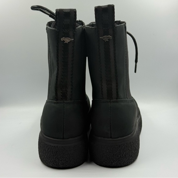 Rocket Dog Aggie Platform Sneaker Boots Black Lace Up Size 6.5 - Picture 3 of 11